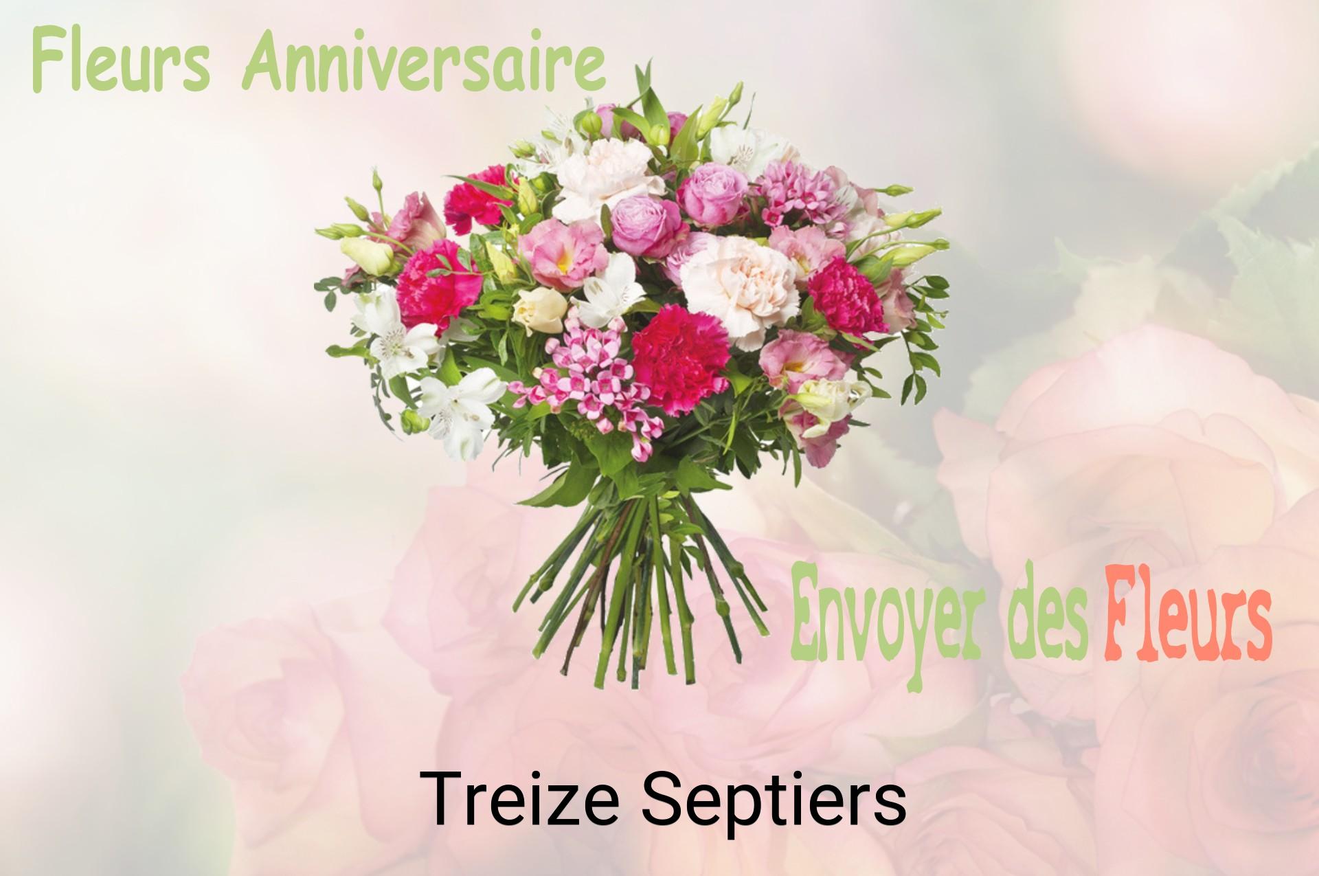 Bouquet de fleurs d’anniversaire livré à Treize-Septiers
